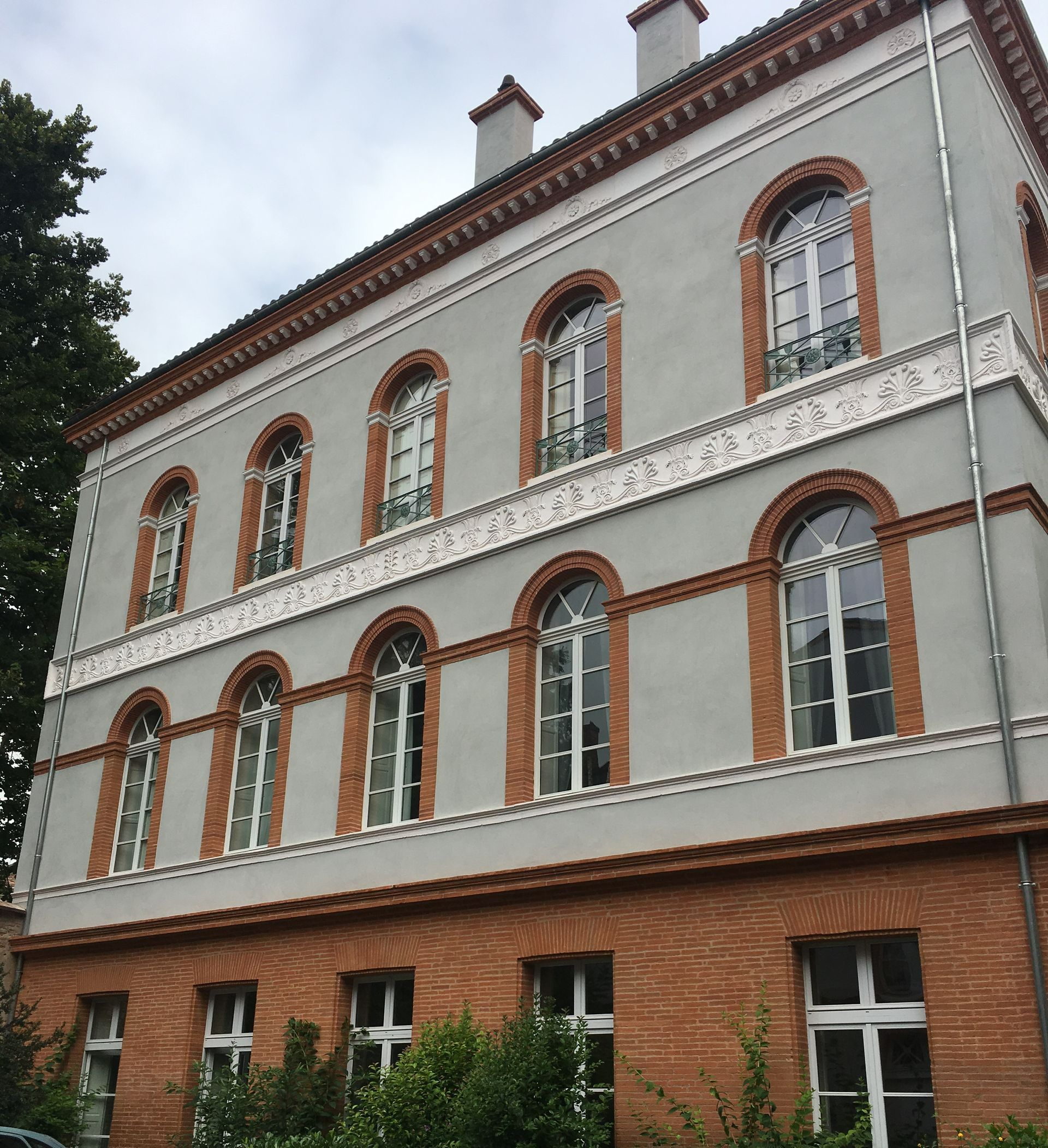 Une des façades rénovées