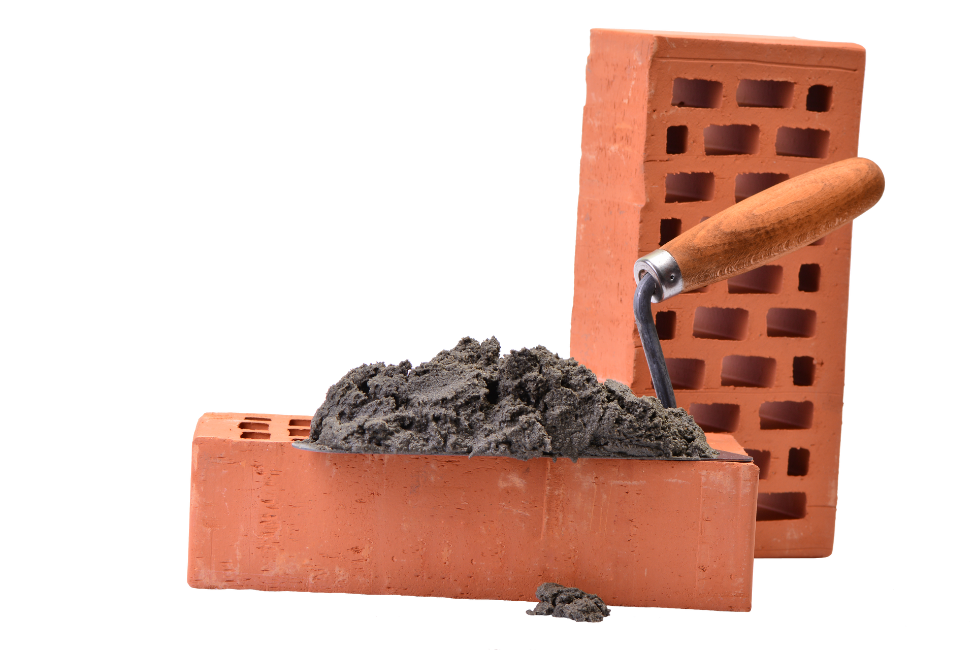 Des briques foraines et du ciment