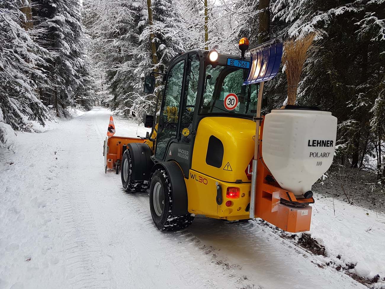 Winterdienst - Morgenthaler Gartenbau in Busswil b. Melchnau