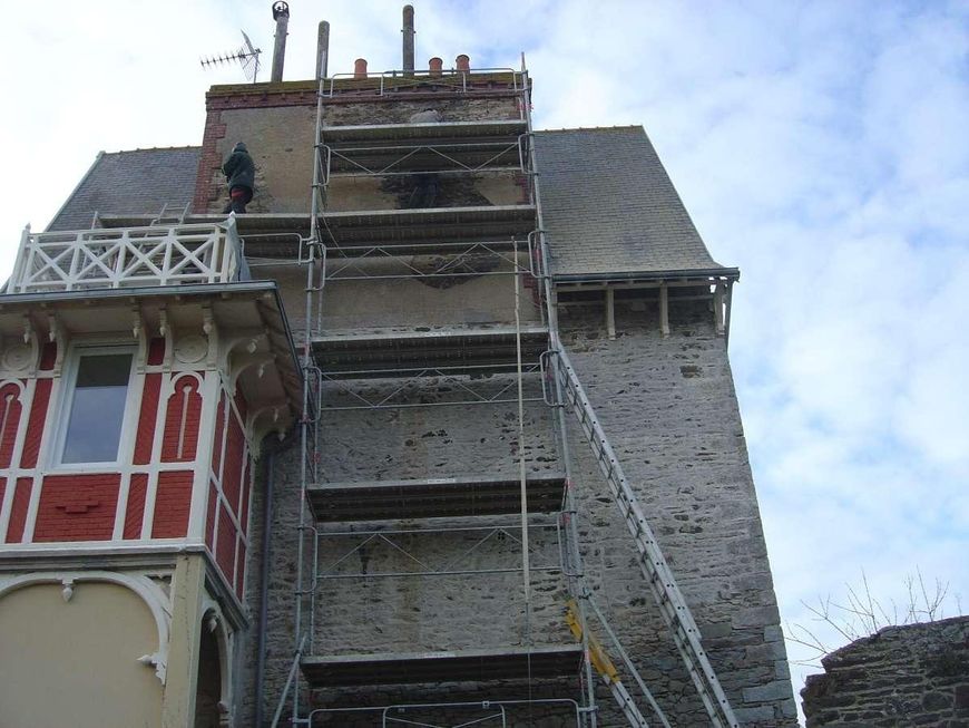 Ets de maçonnerie à St-Brandan (22) - Aménagement de façade