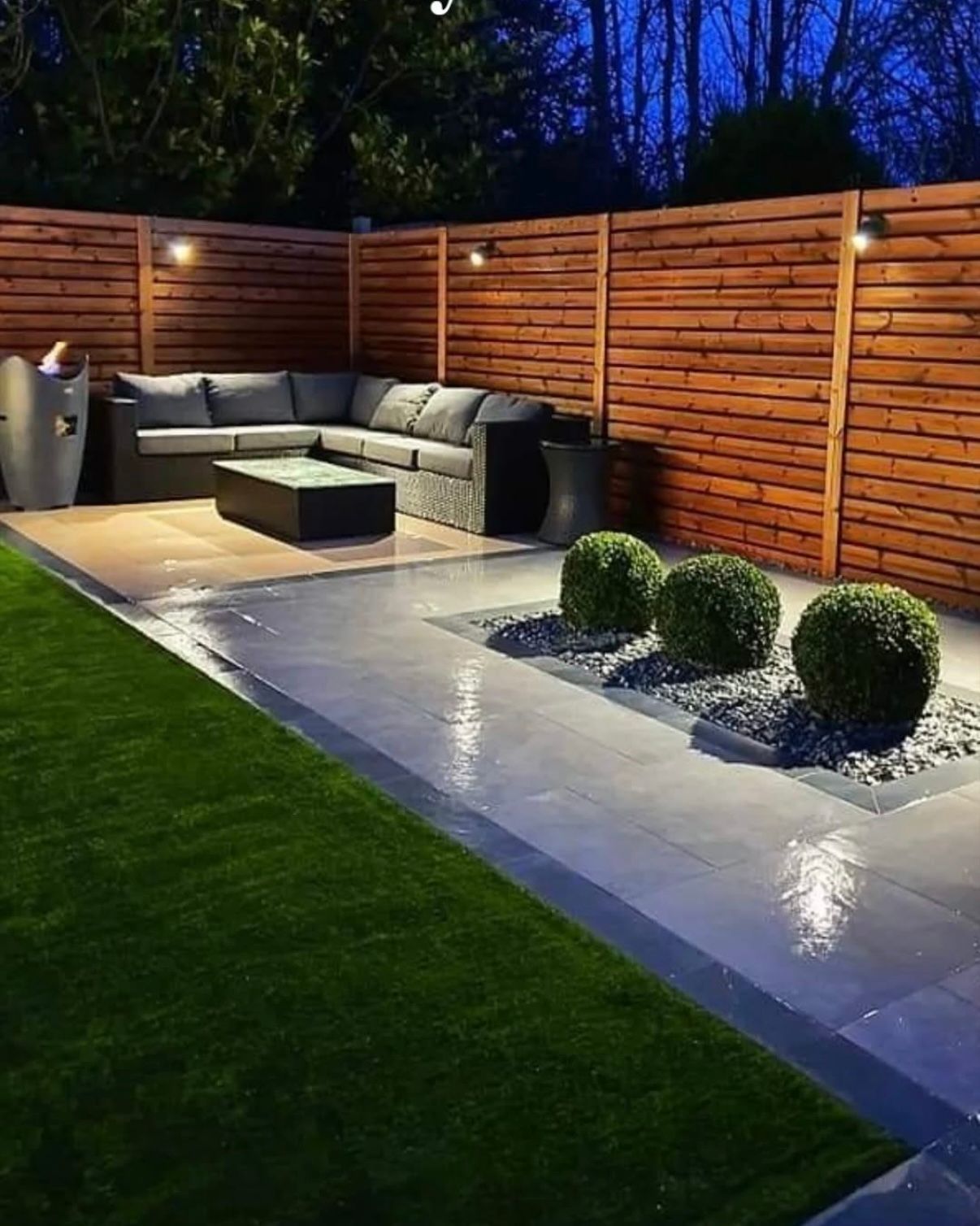 Terrasse en carrelage