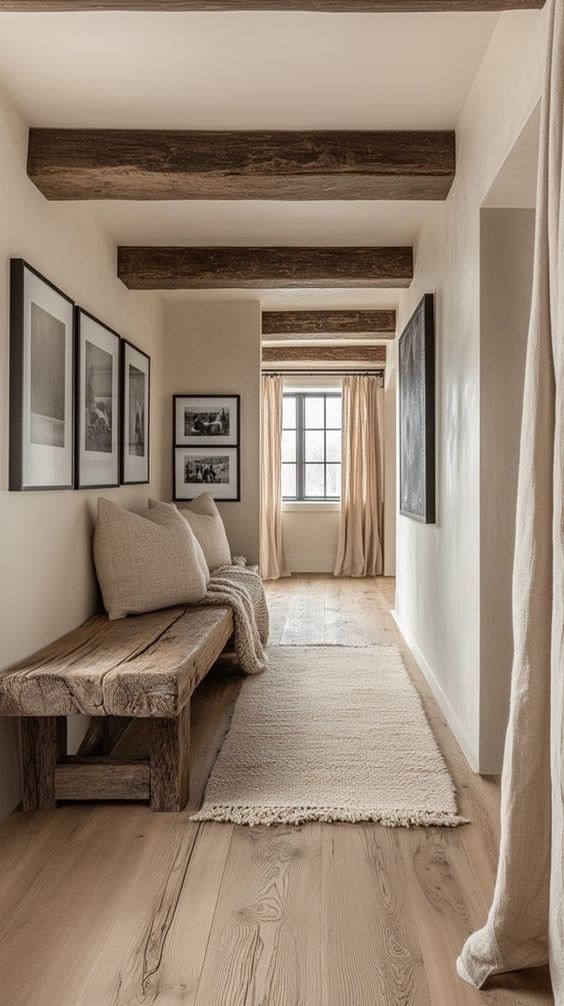 Décoration d'entrée rustique