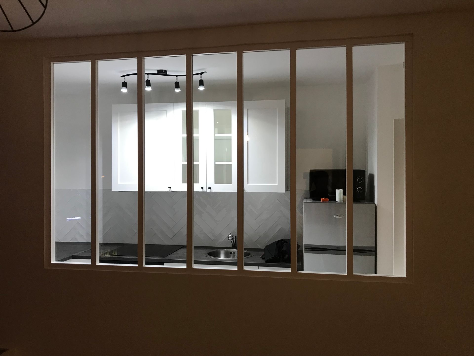 Création d'une verrière