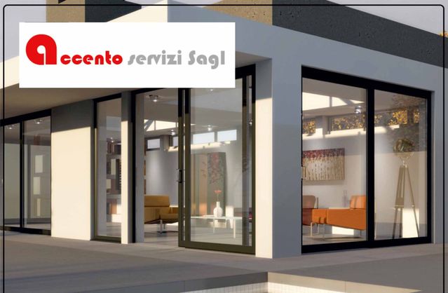 Finestra scorrevole alluminio - Accento Service Caslano