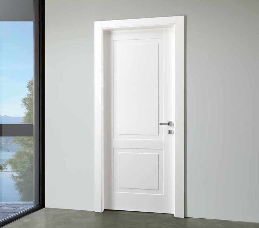 Porta battente pannello sagomato - Accento Service Caslano