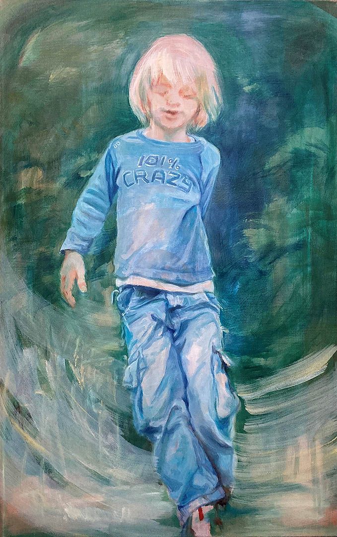 101% Crazy, 110 x 70 cm, 2017, Öl auf Leinwand