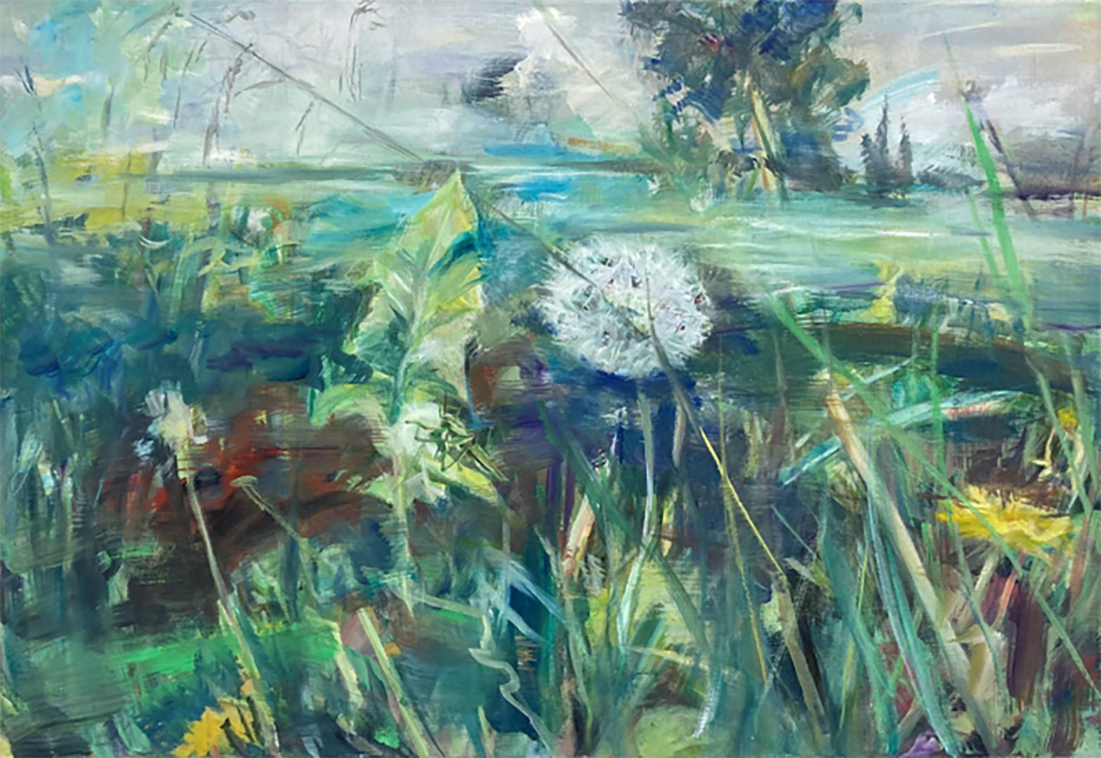 Heupferd, 55  x  80 cm, 2020