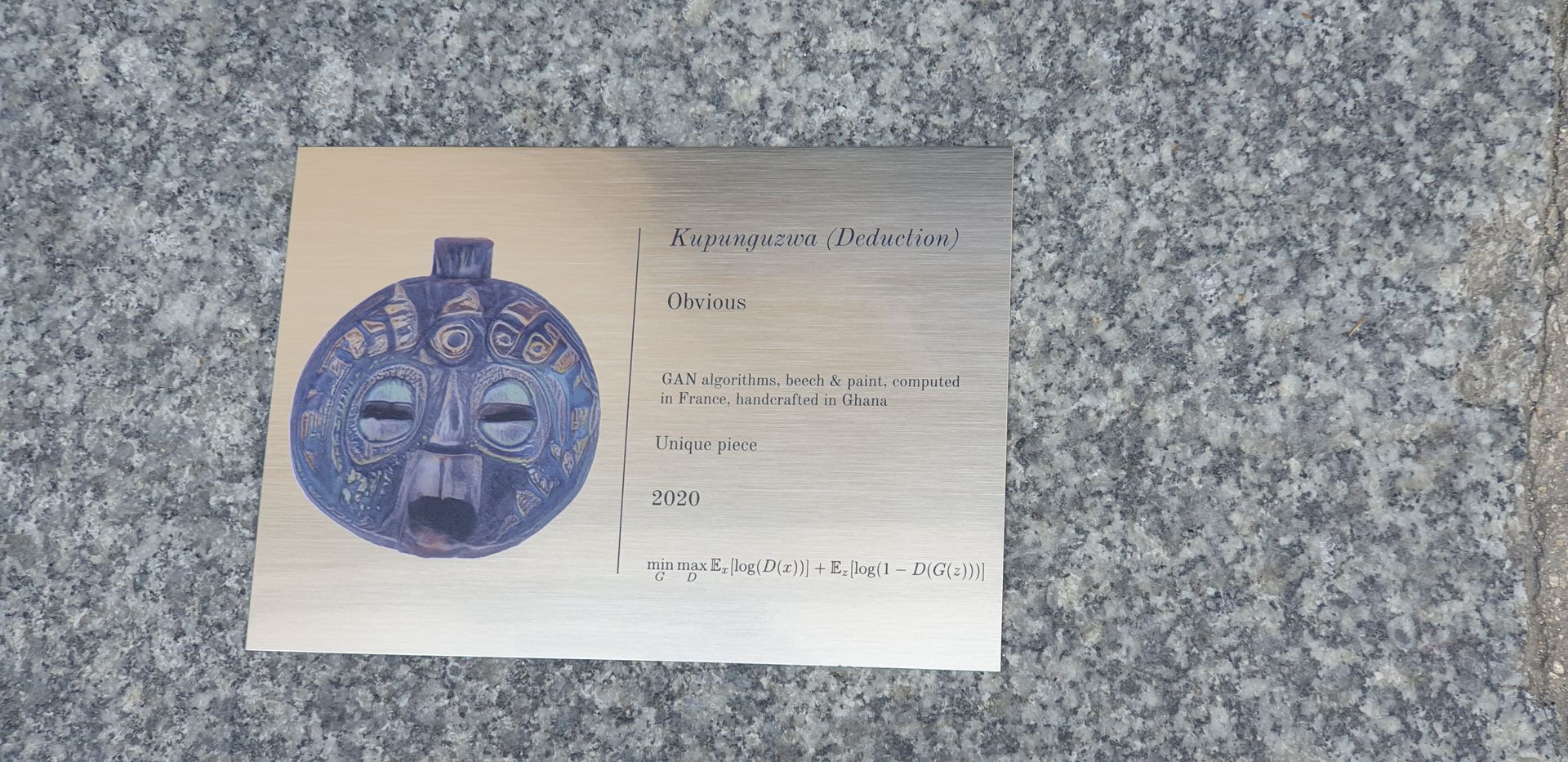 Sérigraphie sur une plaque avec un masque