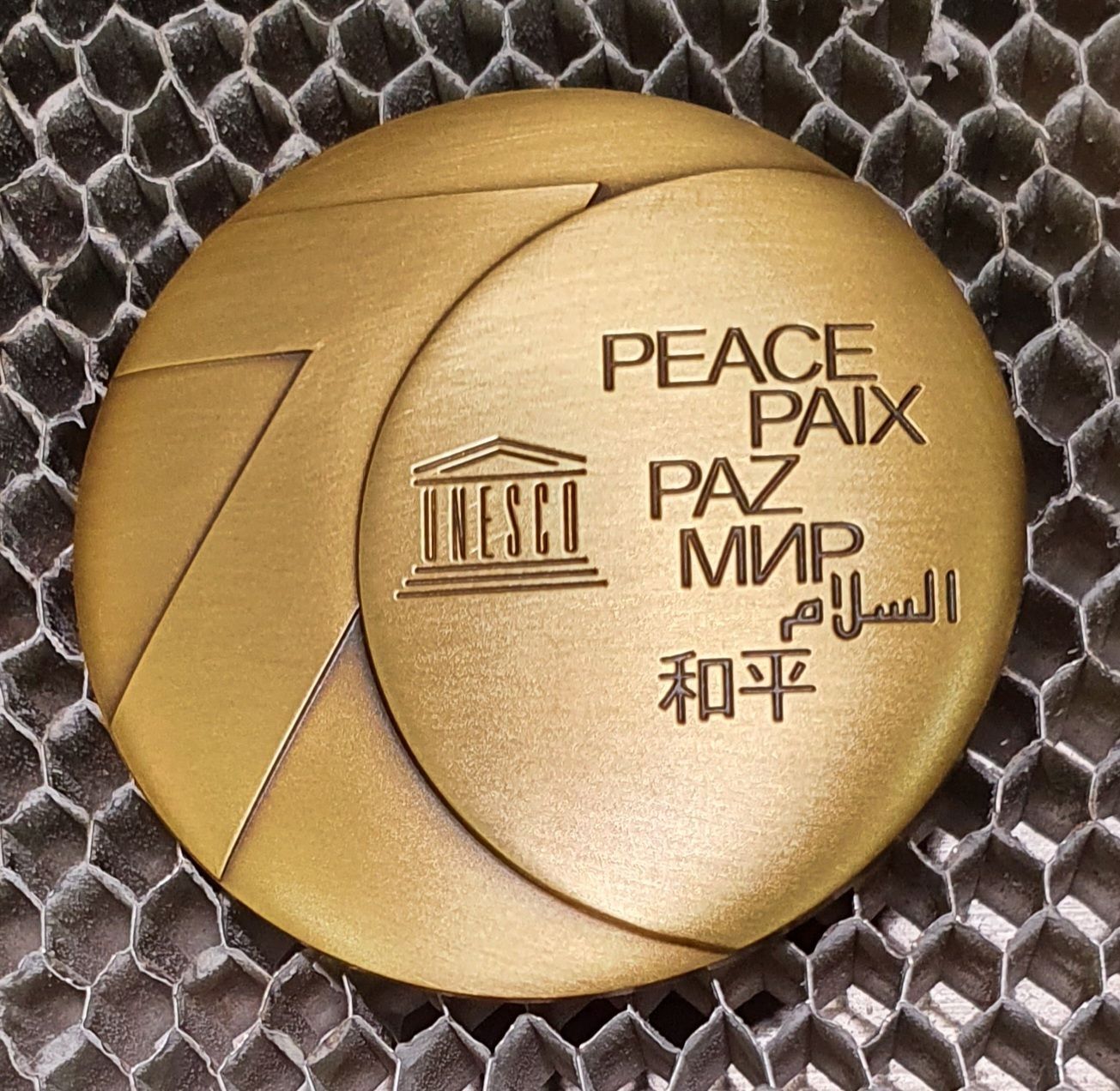 Photo d'une médaille 