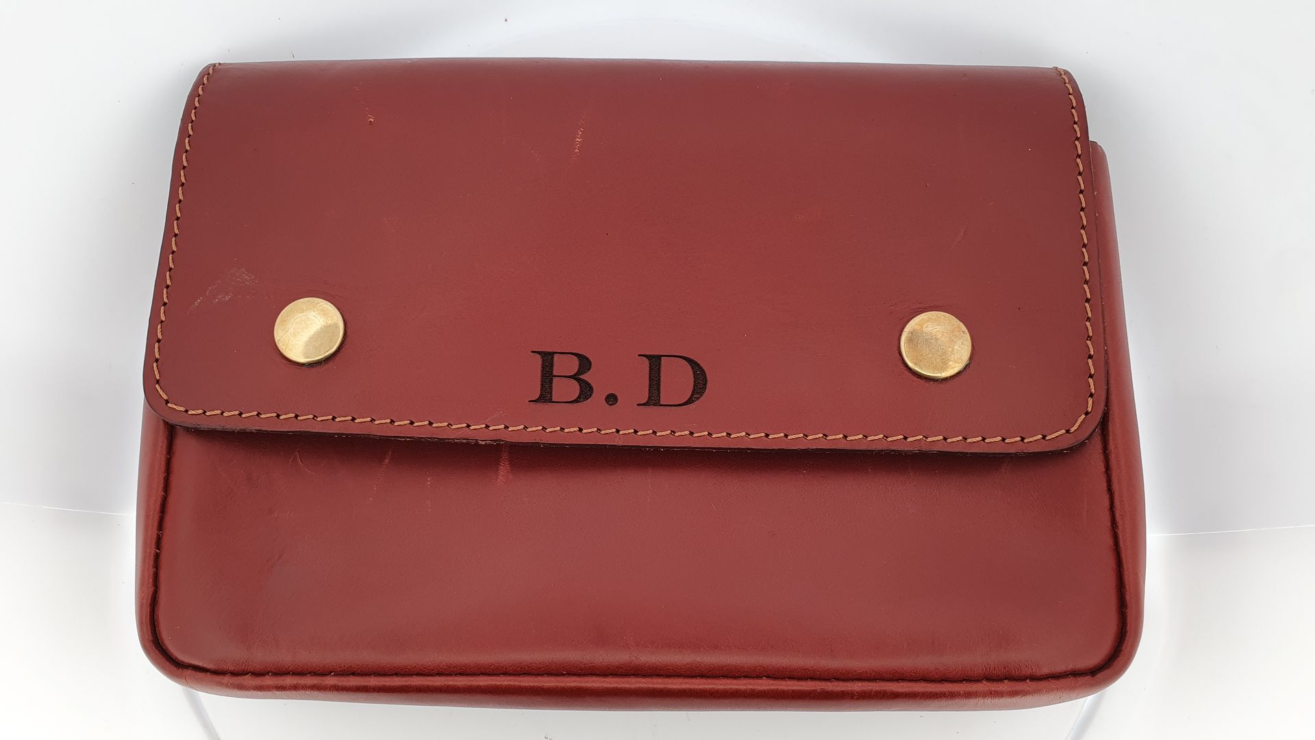 Portefeuille gravé B.D