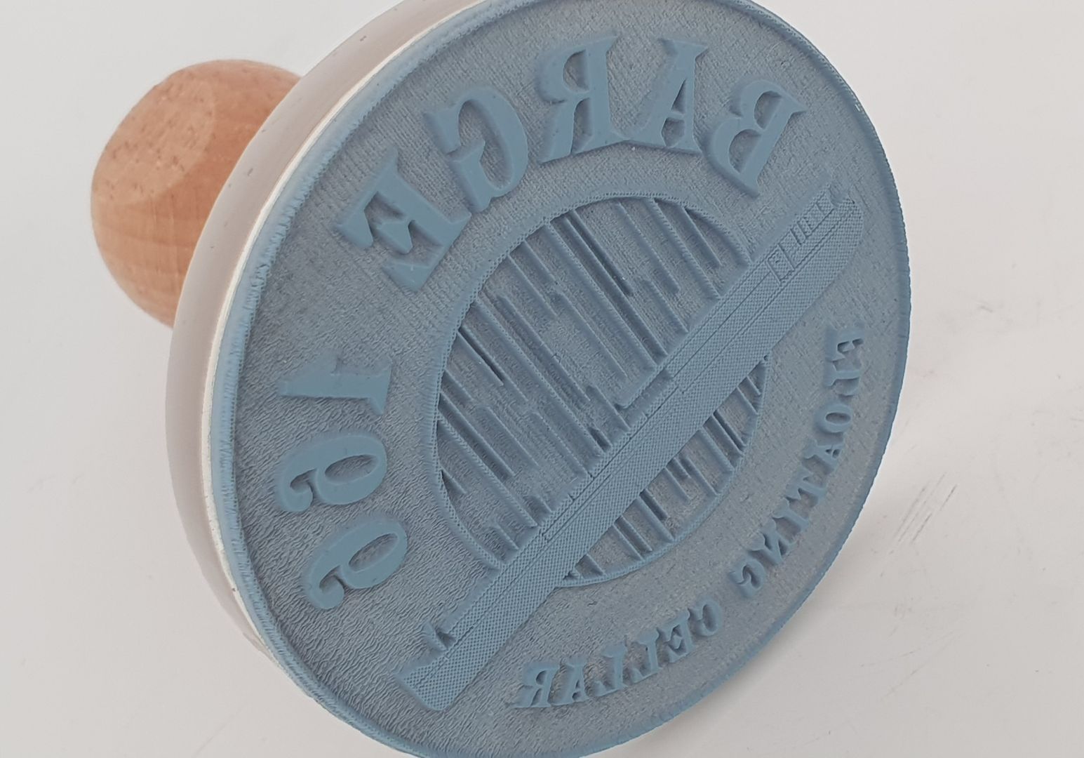 Photo d'un tampon ''Barge 166''