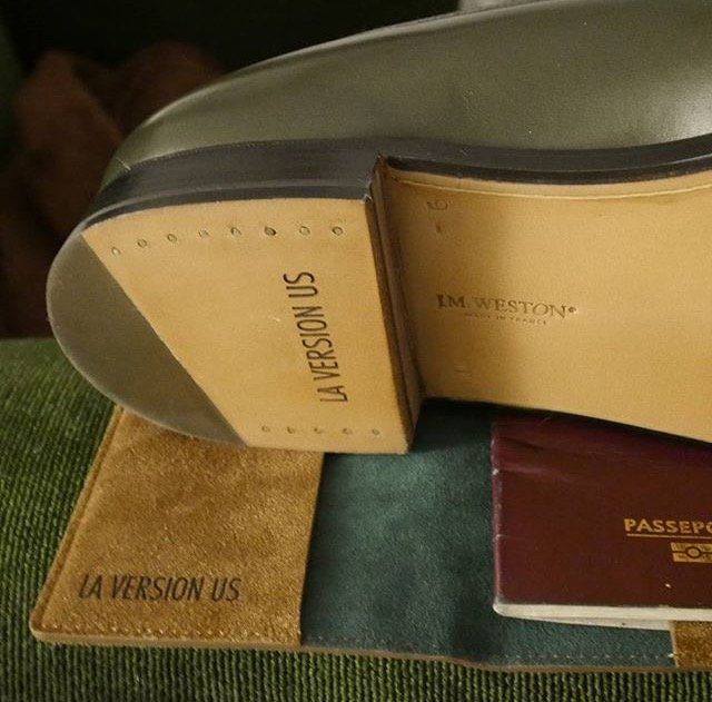 Photo d'un talon gravé