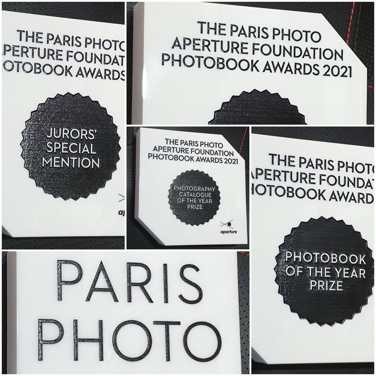 Photo d'un trophée ''Paris Photo''