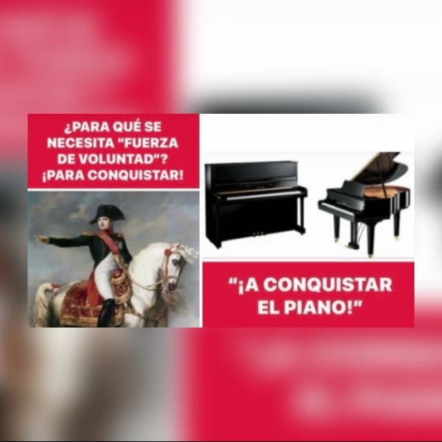 Anuncio: Napoleón a caballo, texto: 