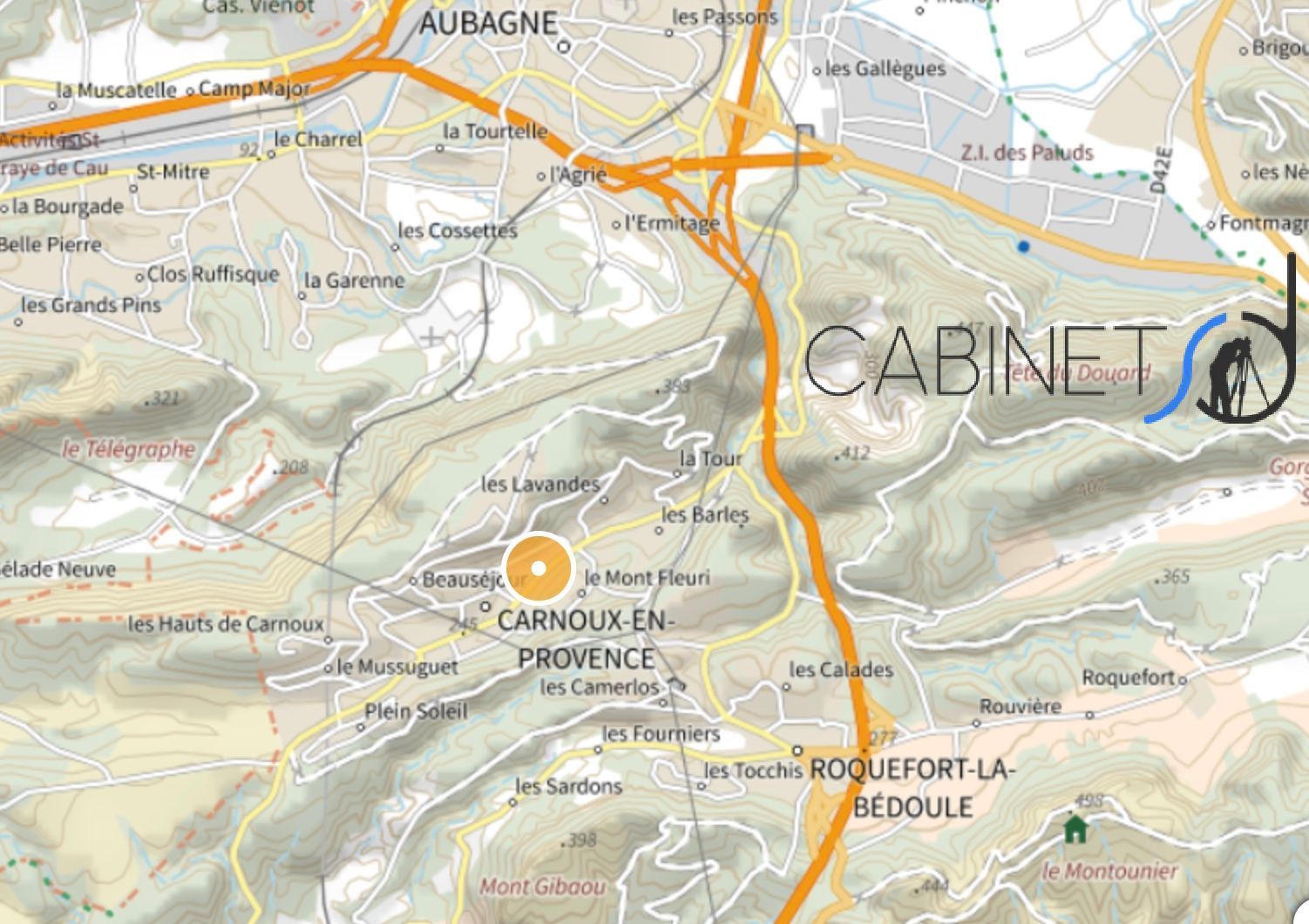 Relevé géométrique d’une maison à Carnoux-en-Provence pour un projet d’agrandissement.