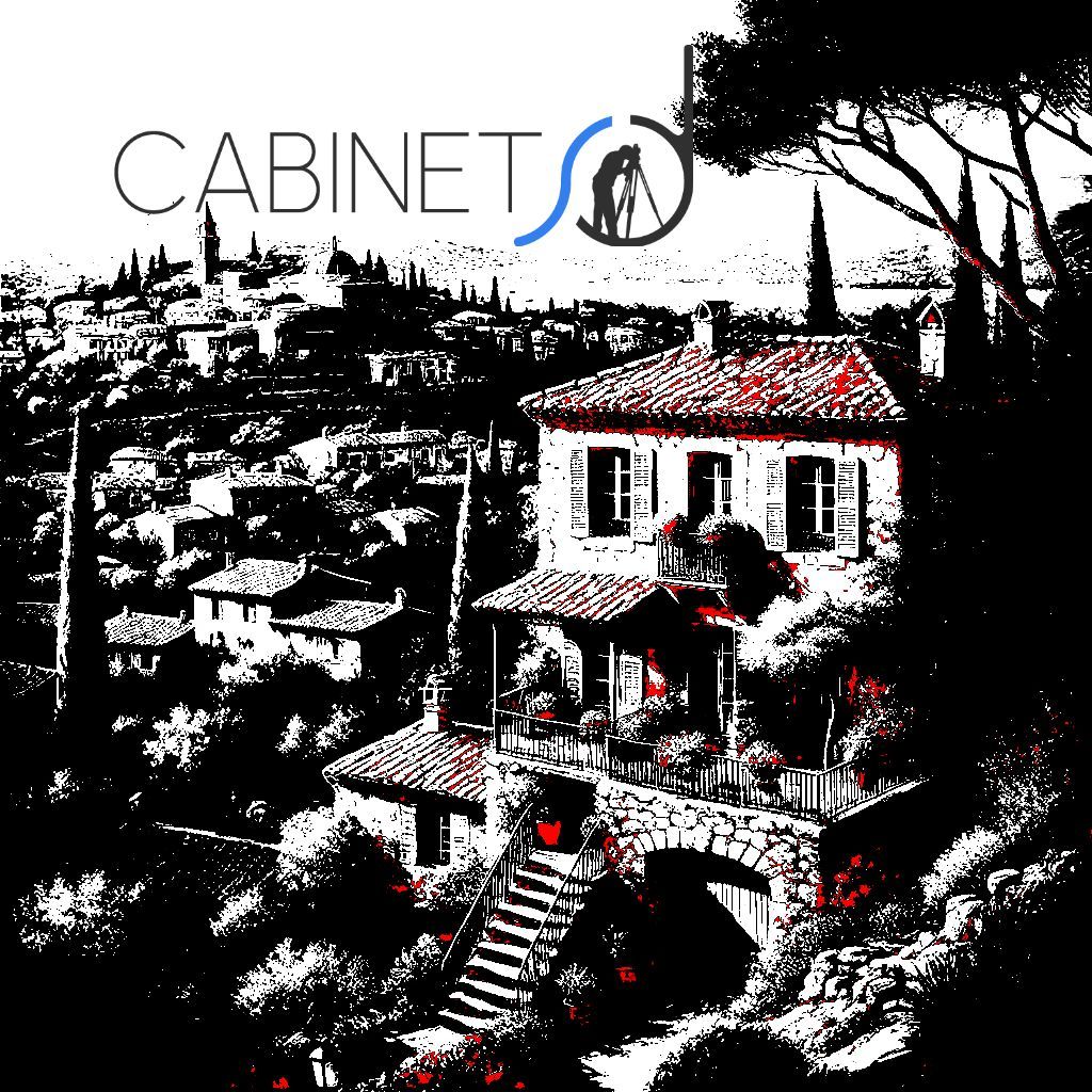 Un technicien du Cabinet SD réalisant un relevé précis d’un bâtiment à Fréjus.