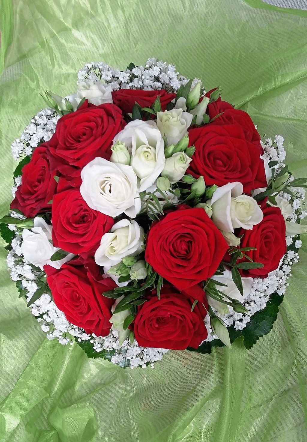 Brautstrauß Rot Weiß
