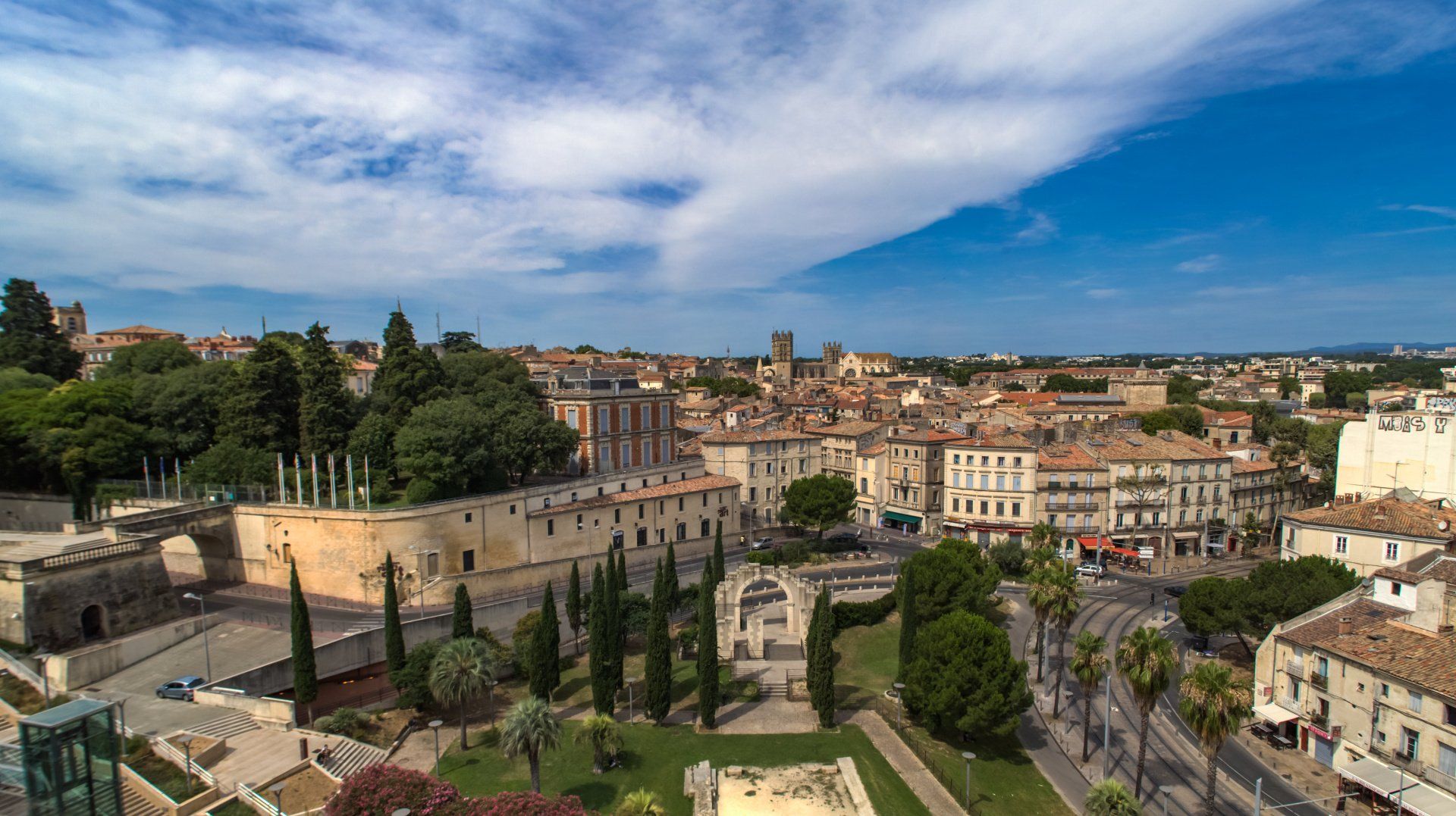 Vue de Montpellier