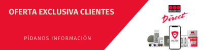 Red banner with 