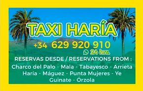Un logotipo de taxi amarillo y verde sobre un fondo blanco.