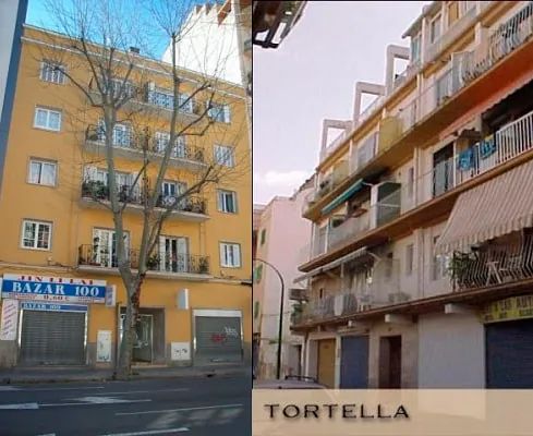Un edificio con un cartel de Bazar 100.