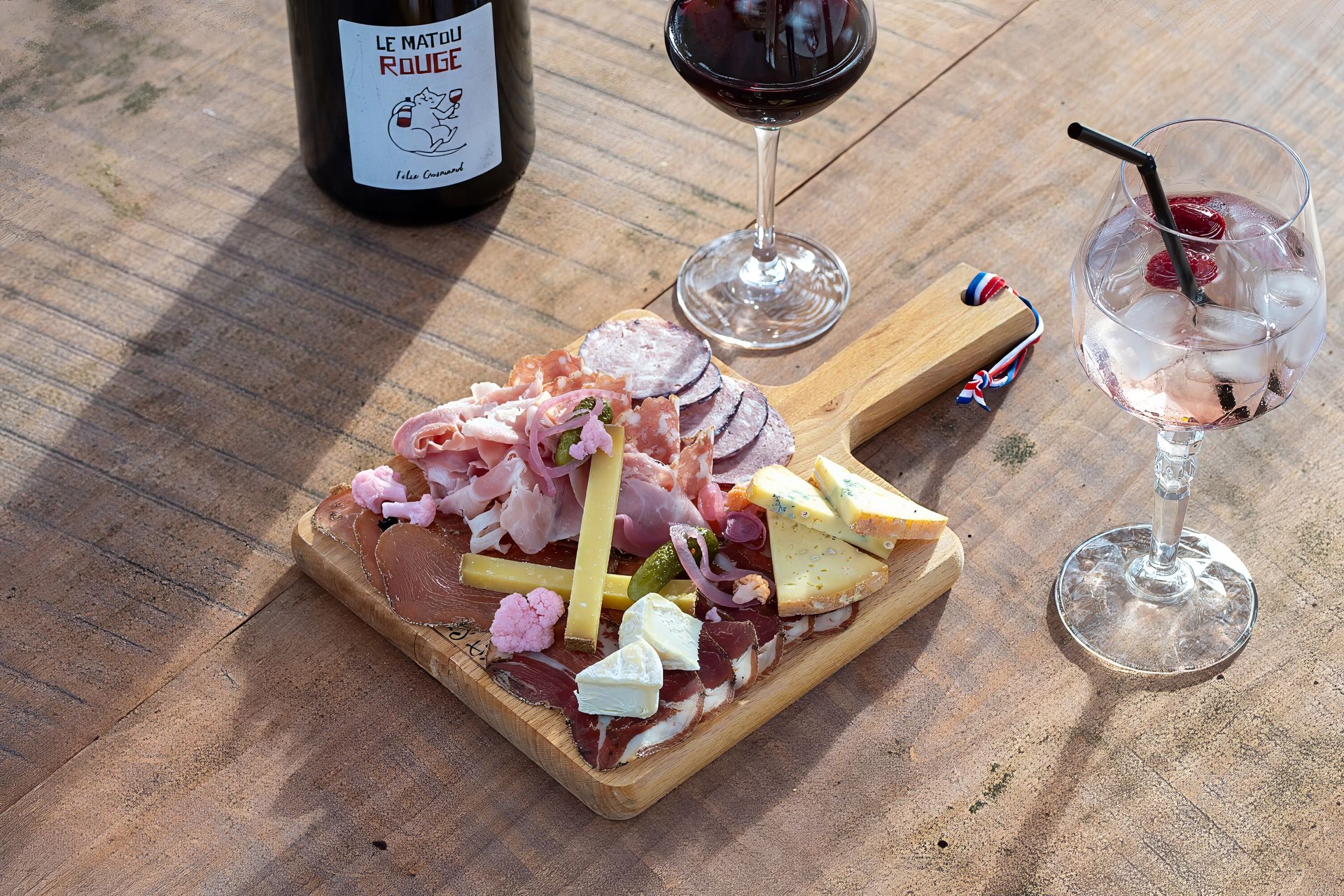 Planche de charcuterie et fromages