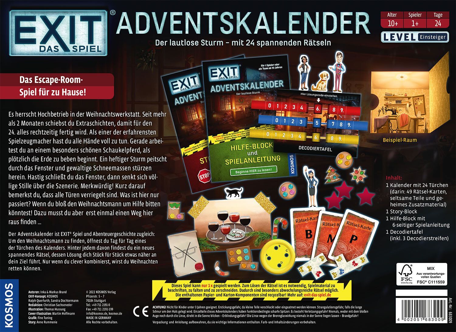 Spiel: Adventskalender / Kosmos - Verlag