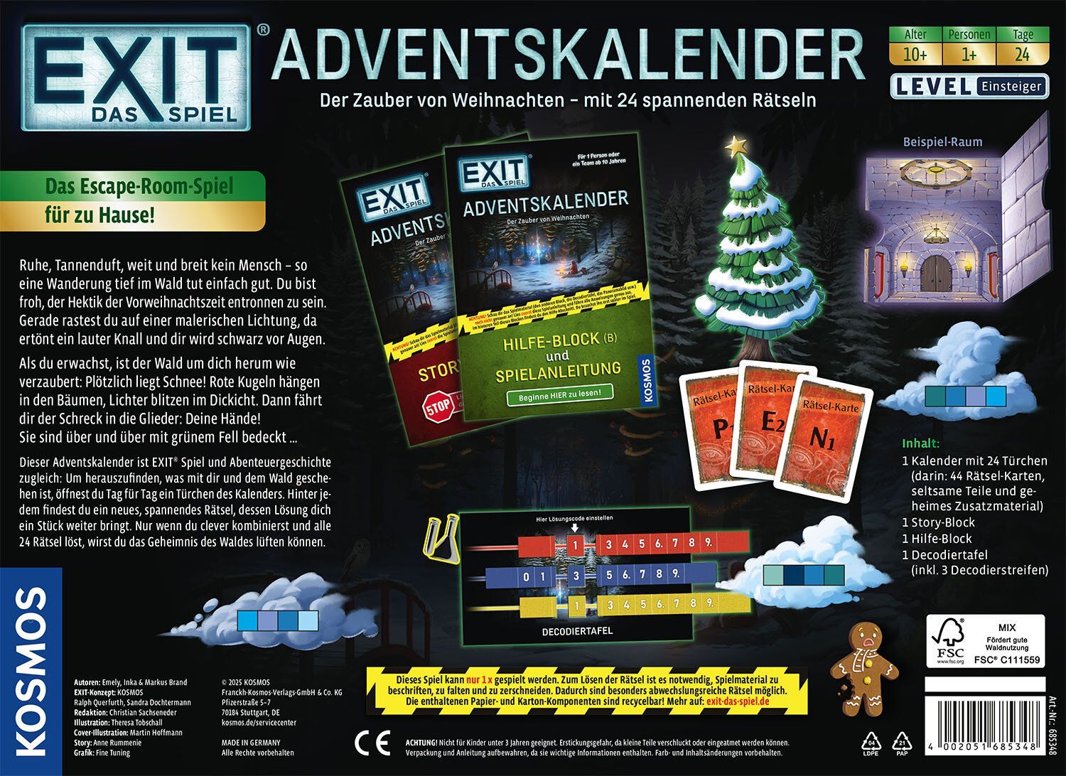 Spiel: Adventskalender / Kosmos - Verlag