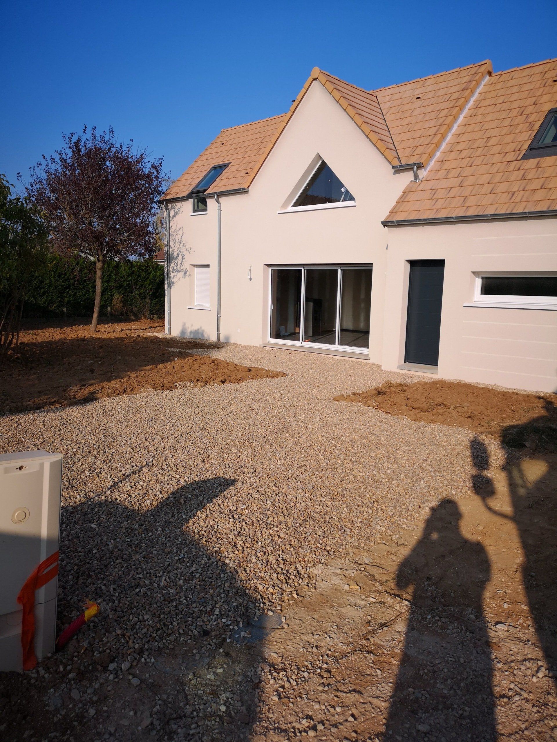 Aménagement extérieur, façade de maison