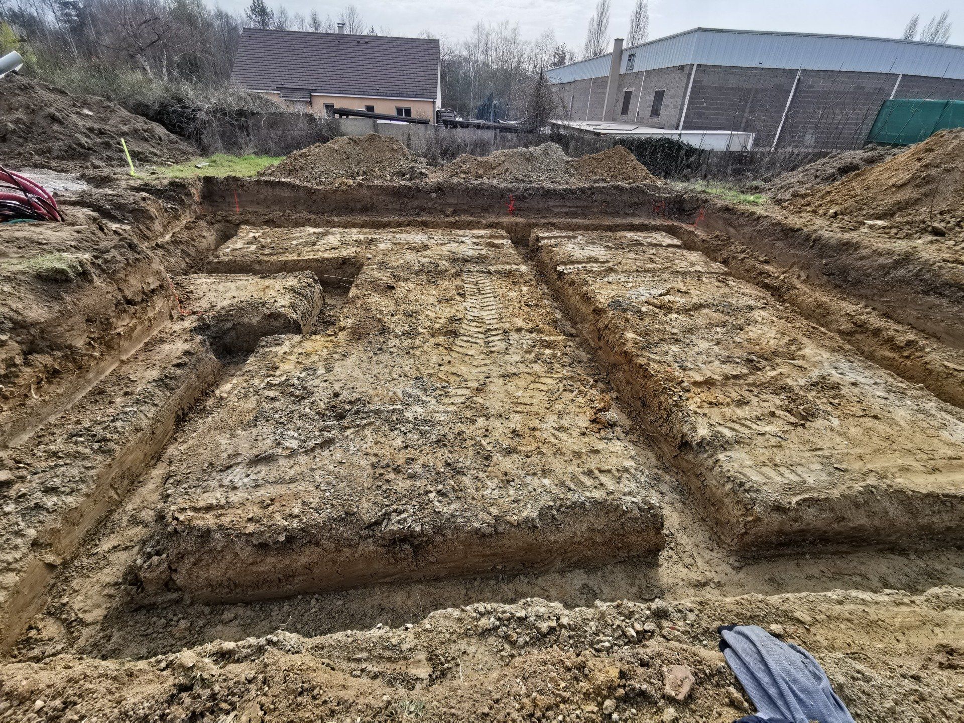 Creusage de tranchées