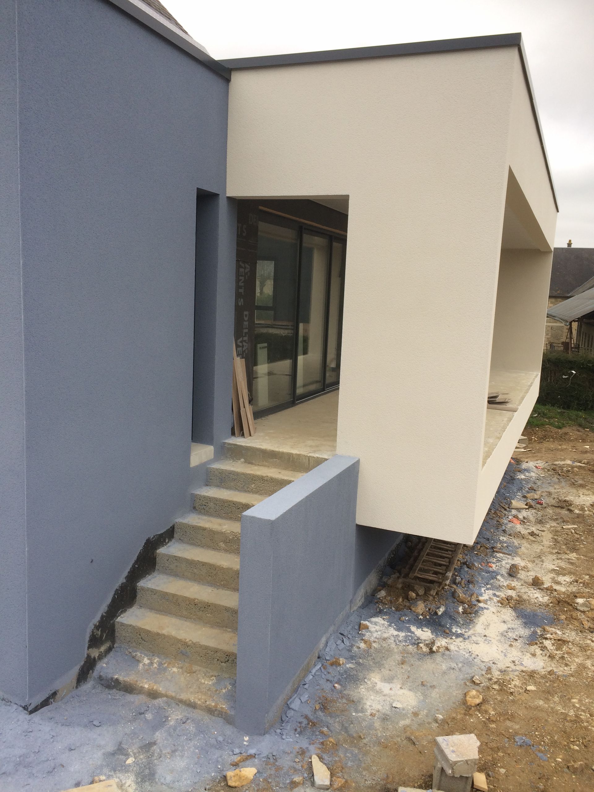 Extension latérale d'une maison finalisée