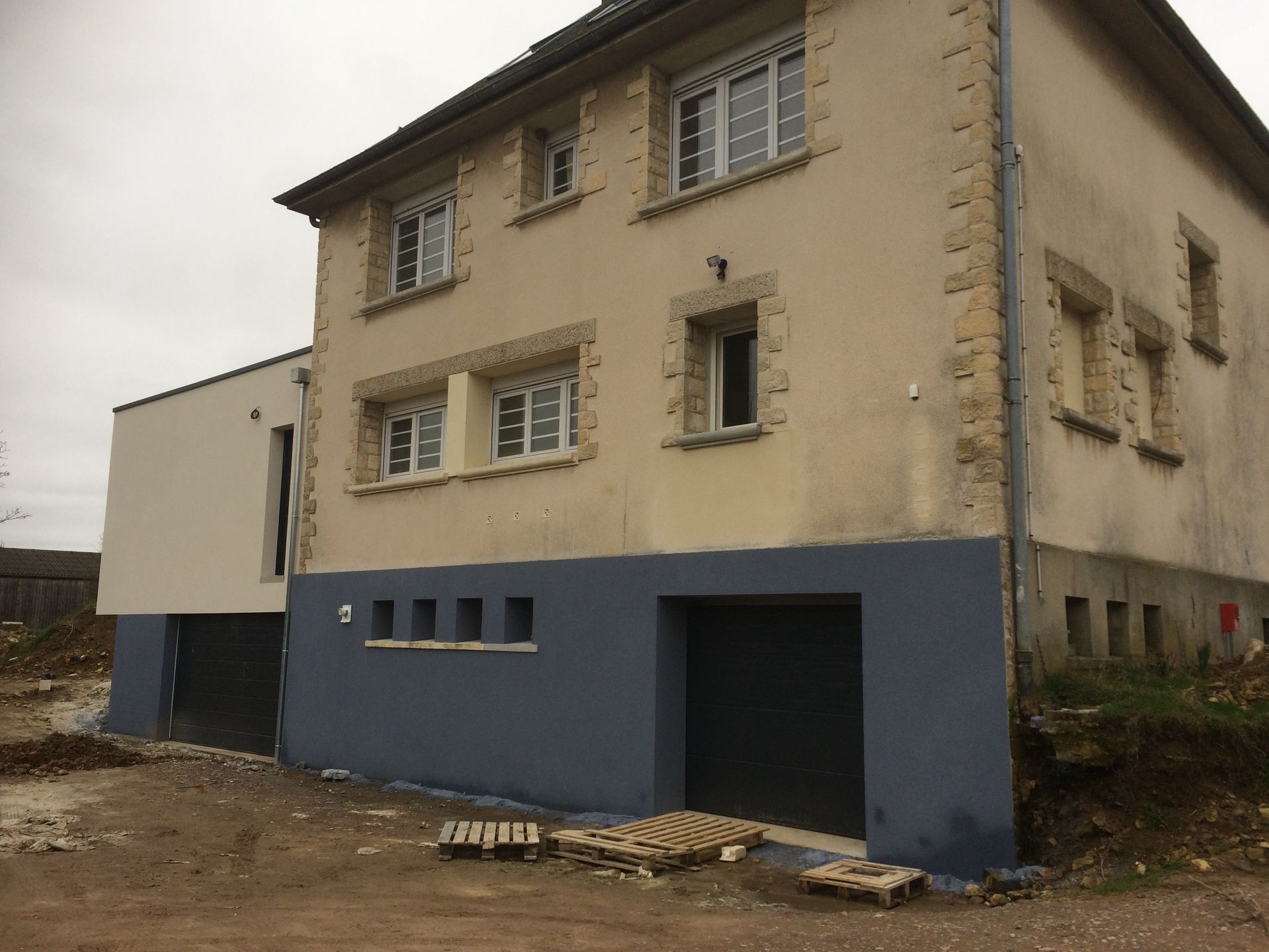 Maison avec ravalement fini