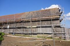 Arbeitsgerüst mit Dachfanggerüst