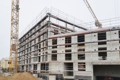 Gerüst beim Hausbau