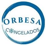 Es un logotipo para una empresa llamada orbesa congelados.