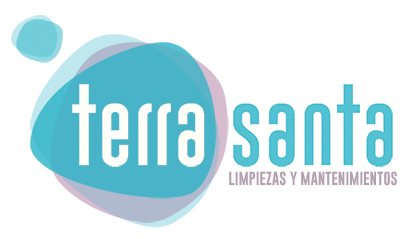 A logo for terra santa limpiezas y mantenimientos