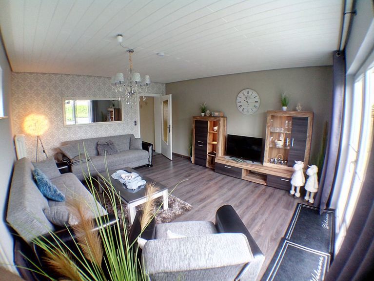 Wohnzimmer maritime Gestaltung Urlaub Ferienwohnung