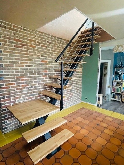 Escaliers design en bois et métal