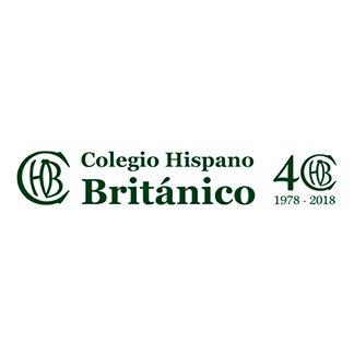 El logo del colegio hispano británico es verde y blanco.