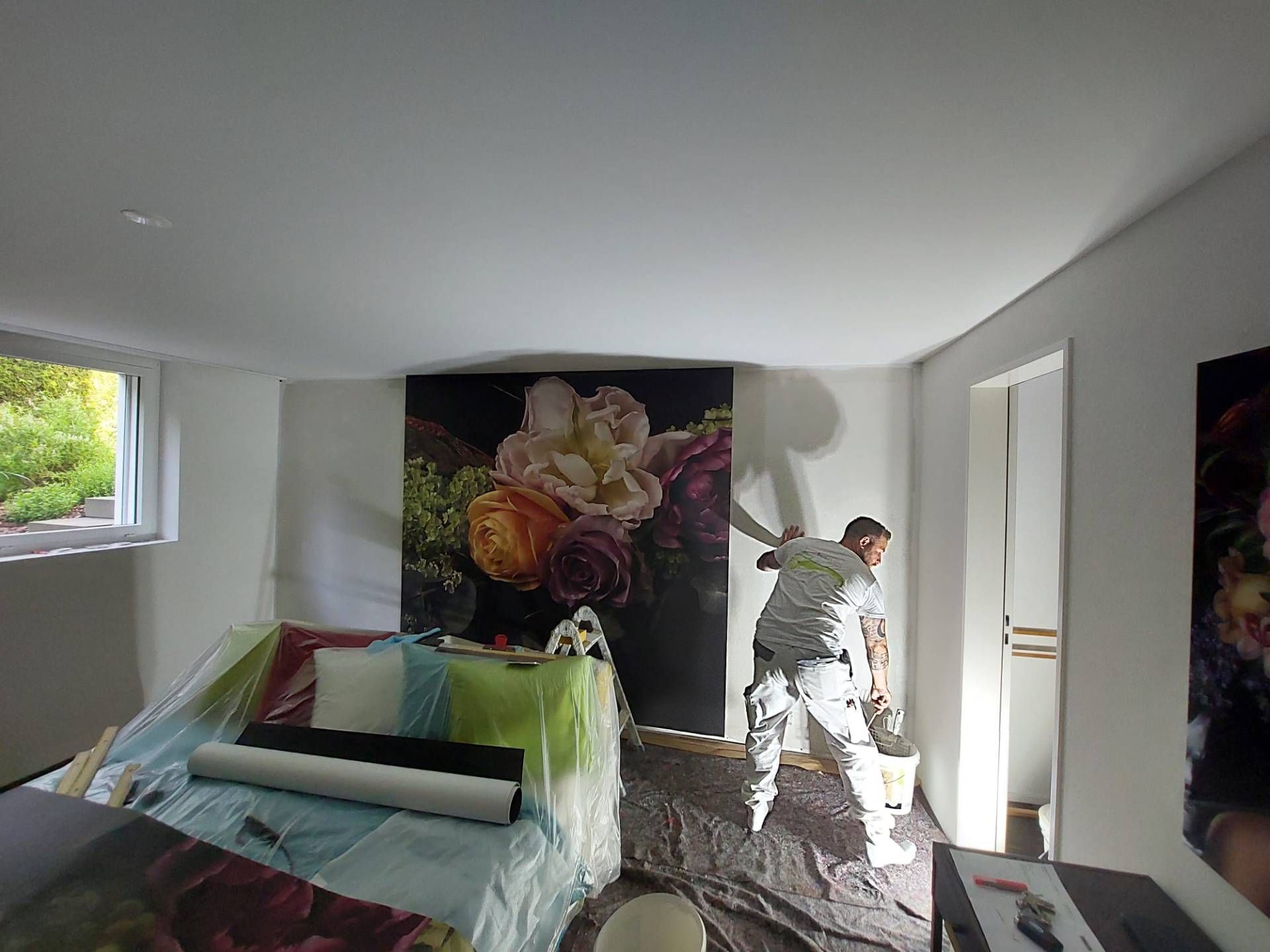 Gemälde Wand Borho Maler Atelier