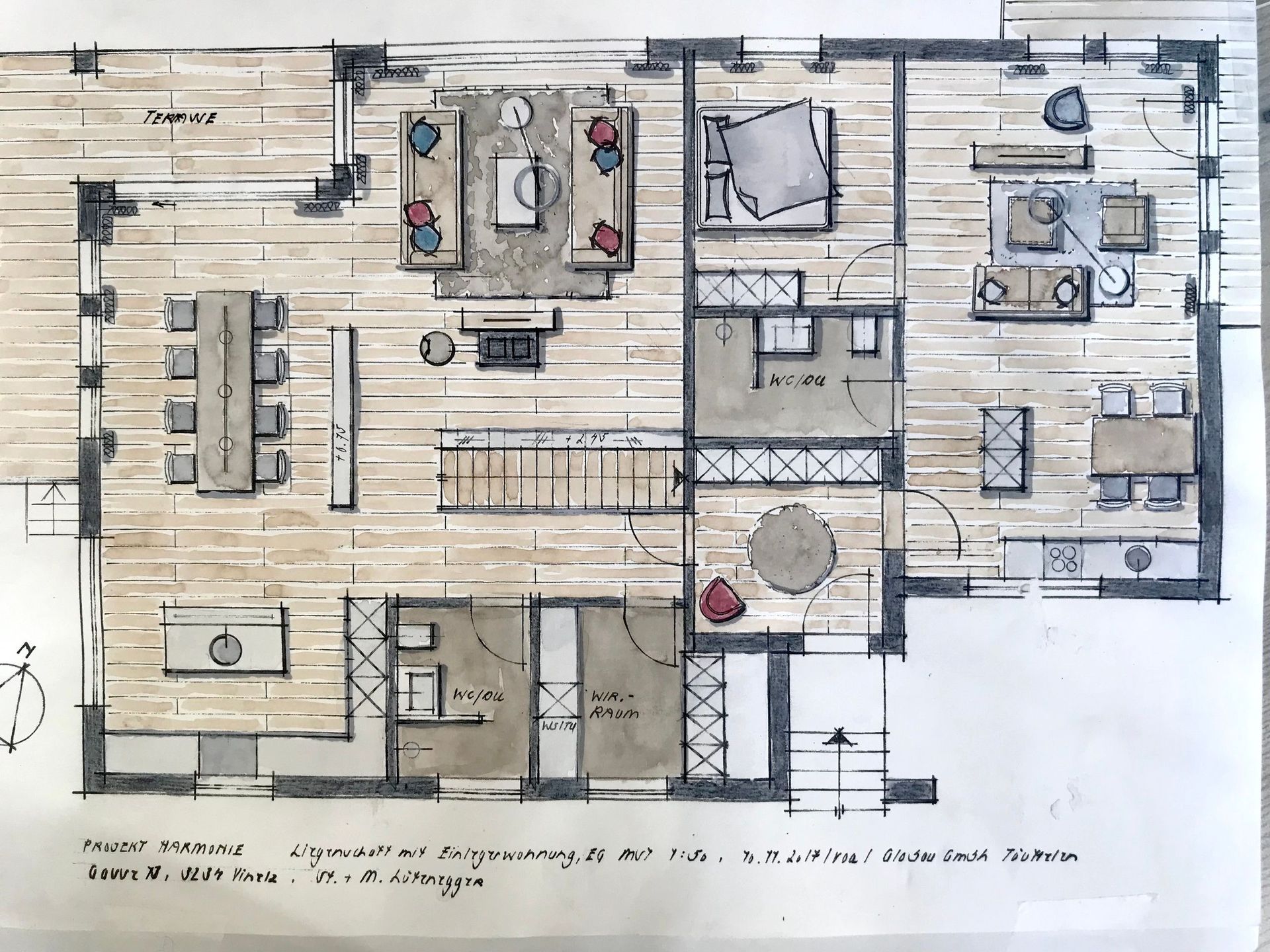Projekt Umbau 2-Familienhaus, EG - Andrea von Aesch