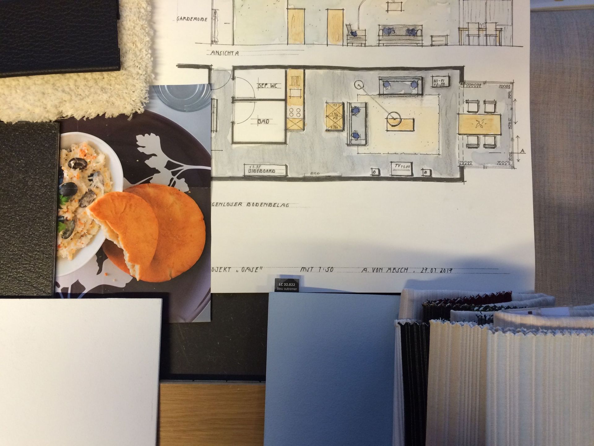 Projekt Umbau 2.5-Zimmerwohnung mit Materialisierung - Andrea von Aesch