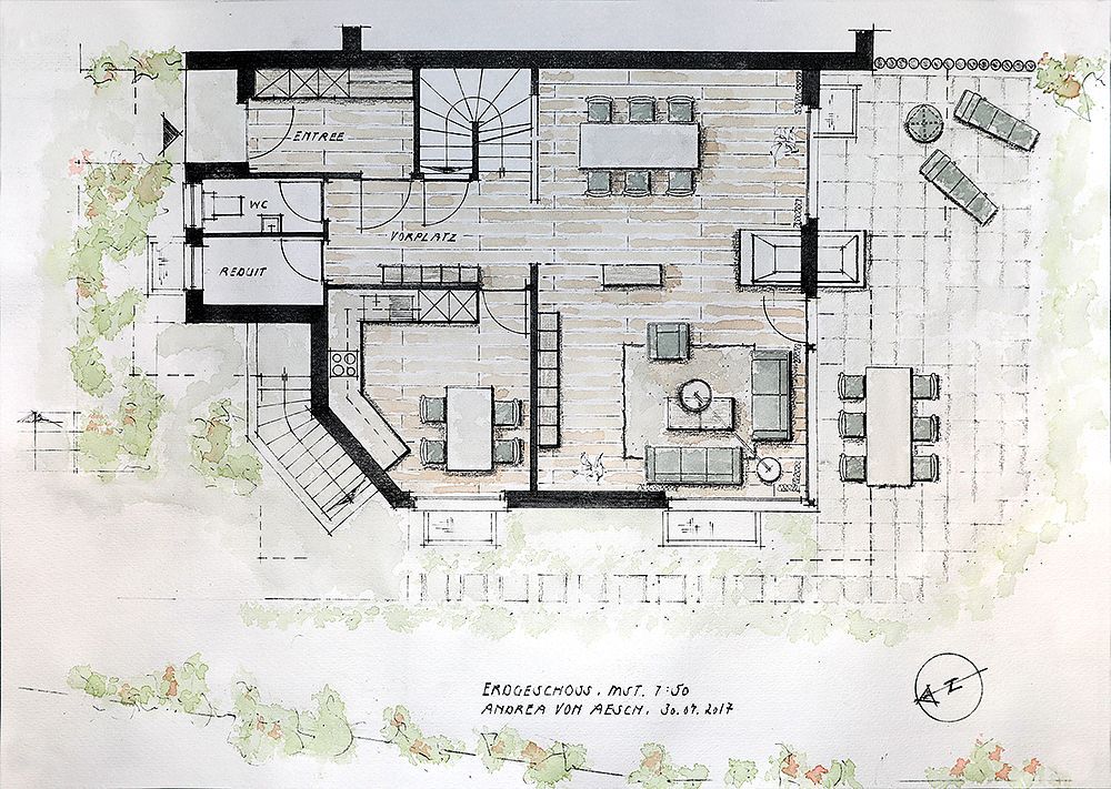 Projekt Umbau EFH, EG - Andrea von Aesch