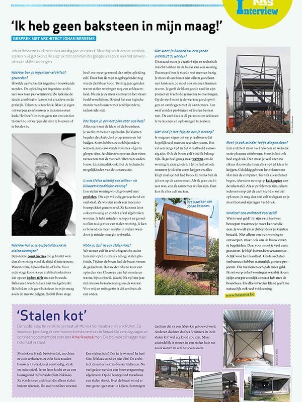 kits interview Johan Bessems