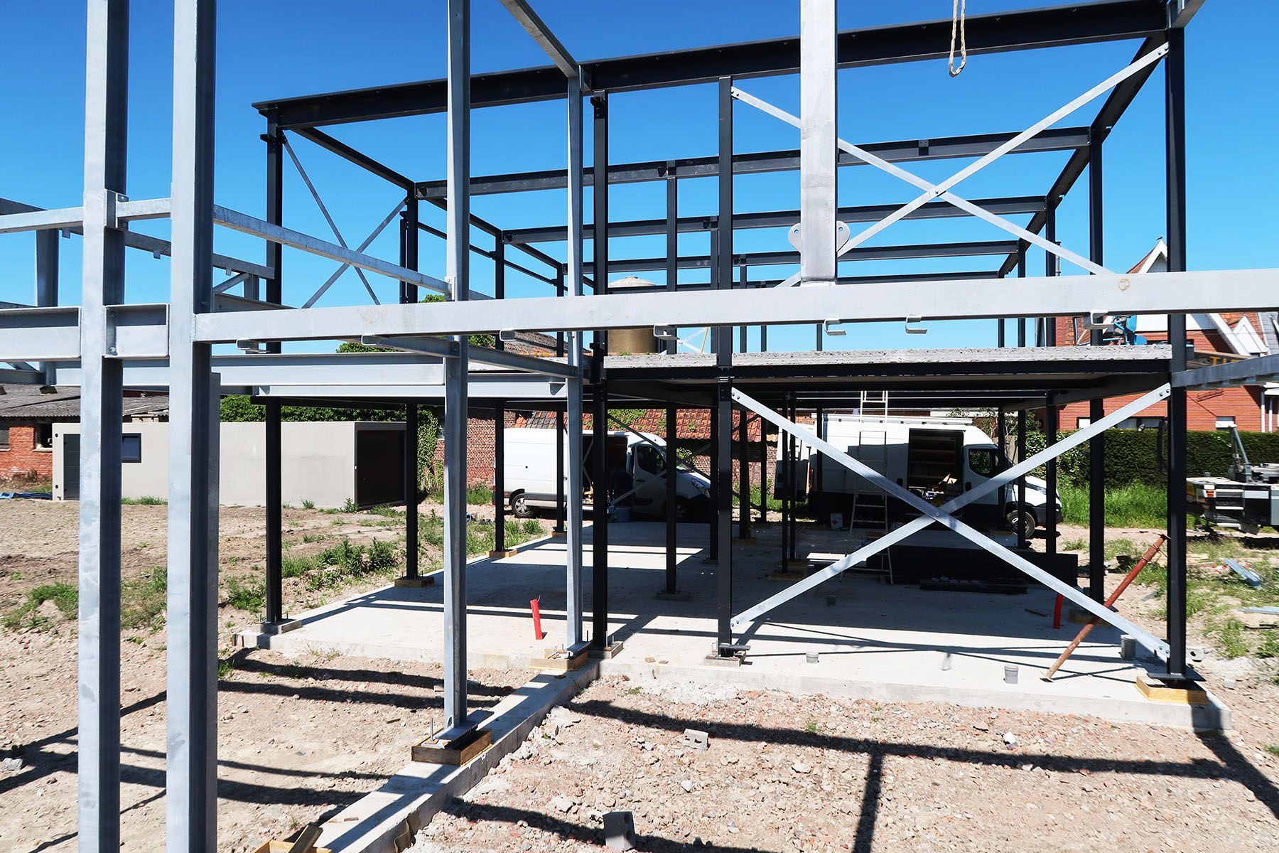 staalskeletwoning oudegem