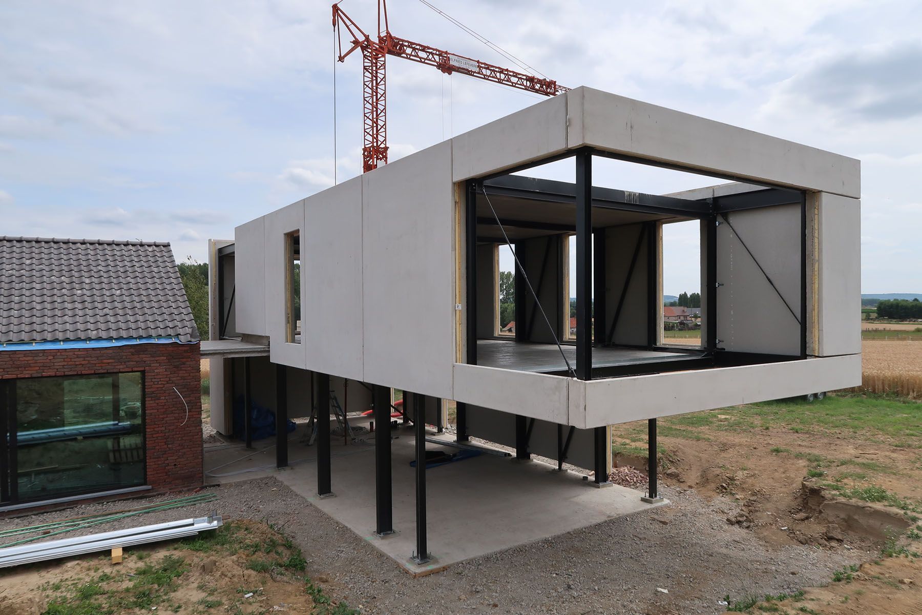 staalskeletwoning petegem