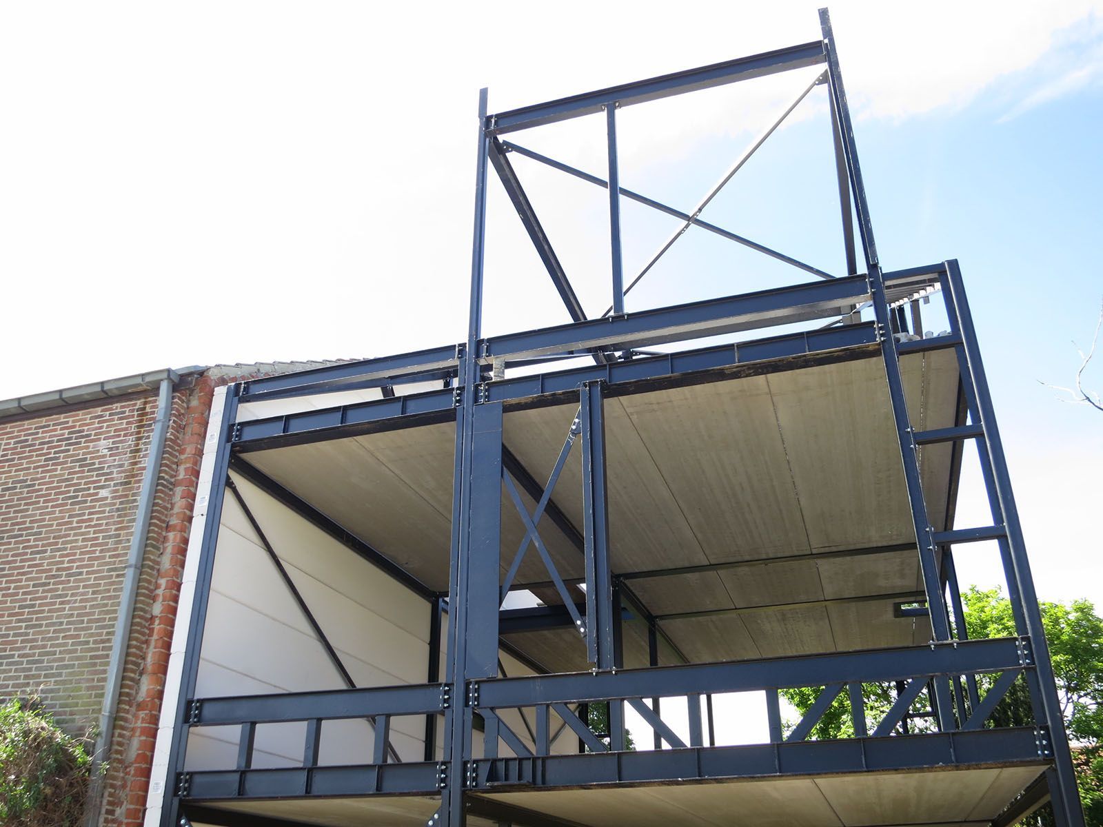 staalskeletwoning wemmel