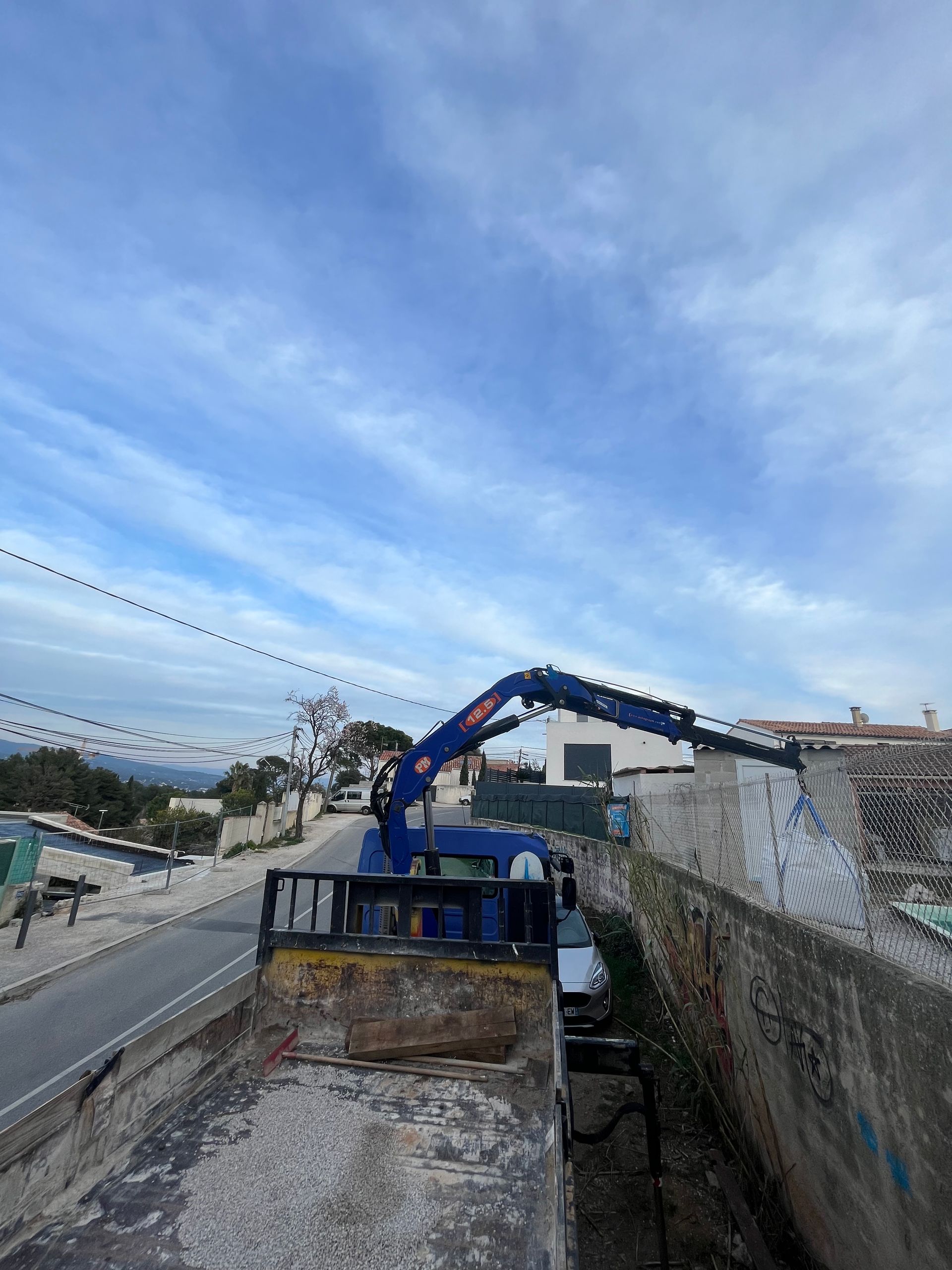 Remorque - engin de terrassement