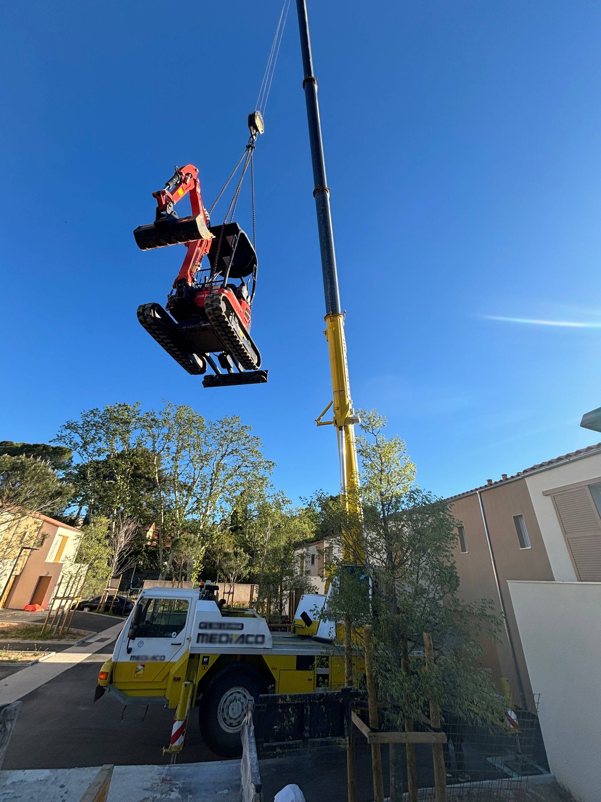 Grue - engins de chantier