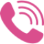 pinkes Telefon icon